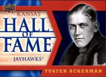 2013 Upper Deck University of Kansas - Jayhawk Hall of Fame #HOF-3 Tusten Ackerman Front