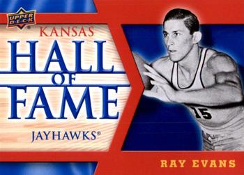 2013 Upper Deck University of Kansas - Jayhawk Hall of Fame #HOF-9 Ray Evans Front