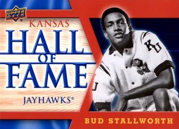 2013 Upper Deck University of Kansas - Jayhawk Hall of Fame #HOF-17 Bud Stallworth Front