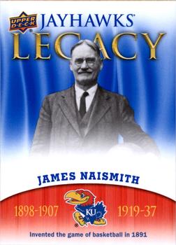 2013 Upper Deck University of Kansas - Jayhawks Legacy #JL-1 James Naismith Front