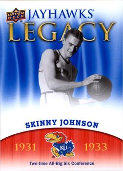 2013 Upper Deck University of Kansas - Jayhawks Legacy #JL-5 Skinny Johnson Front