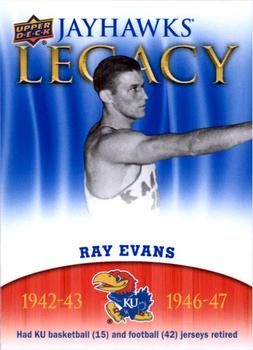 2013 Upper Deck University of Kansas - Jayhawks Legacy #JL-6 Ray Evans Front