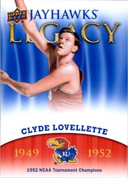 2013 Upper Deck University of Kansas - Jayhawks Legacy #JL-8 Clyde Lovellette Front