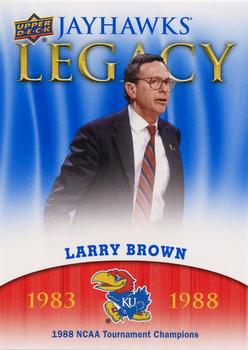 2013 Upper Deck University of Kansas - Jayhawks Legacy #JL-16 Larry Brown Front