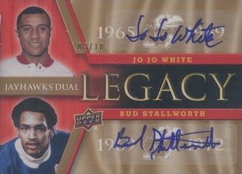 2013 Upper Deck University of Kansas - Jayhawks Legacy Duos Autographs #JLD-1 Bud Stallworth / Jo Jo White Front