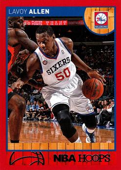 2013-14 Hoops - Red #8 Lavoy Allen Front