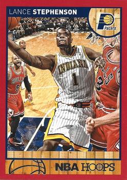 2013-14 Hoops - Red #69 Lance Stephenson Front