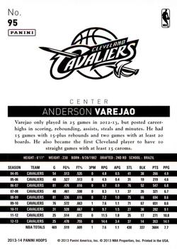 2013-14 Hoops - Red #95 Anderson Varejao Back