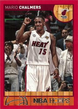 2013-14 Hoops - Red #97 Mario Chalmers Front