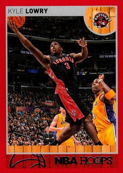 2013-14 Hoops - Red #164 Kyle Lowry Front