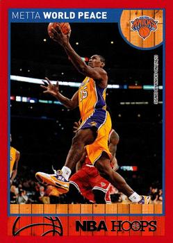 2013-14 Hoops - Red #254 Metta World Peace Front