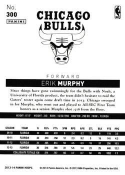 2013-14 Hoops - Red #300 Erik Murphy Back