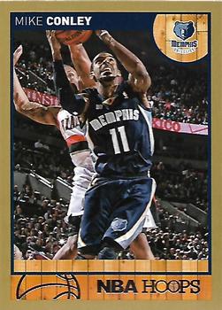 2013-14 Hoops - Gold #22 Mike Conley Front