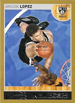2013-14 Hoops - Gold #31 Brook Lopez Front