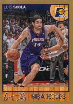 2013-14 Hoops - Gold #66 Luis Scola Front