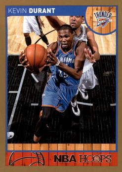 2013-14 Hoops - Gold #73 Kevin Durant Front