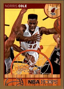 2013-14 Hoops - Gold #77 Norris Cole Front