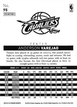 2013-14 Hoops - Gold #95 Anderson Varejao Back