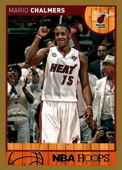 2013-14 Hoops - Gold #97 Mario Chalmers Front
