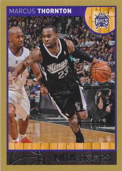 2013-14 Hoops - Gold #100 Marcus Thornton Front