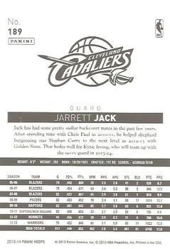 2013-14 Hoops - Gold #189 Jarrett Jack Back