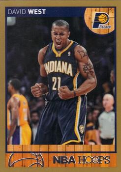 2013-14 Hoops - Gold #213 David West Front