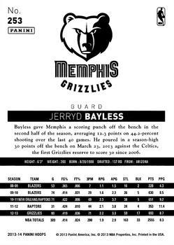 2013-14 Hoops - Gold #253 Jerryd Bayless Back