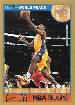 2013-14 Hoops - Gold #254 Metta World Peace Front