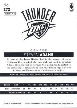 2013-14 Hoops - Gold #272 Steven Adams Back