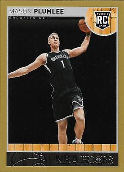 2013-14 Hoops - Gold #282 Mason Plumlee Front