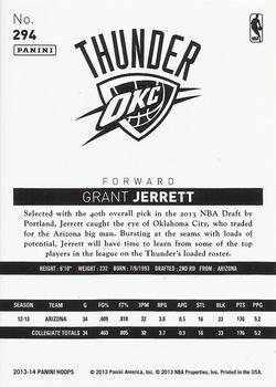 2013-14 Hoops - Gold #294 Grant Jerrett Back