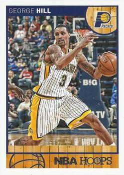 2013-14 Hoops - Red Back #74 George Hill Front