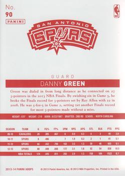 2013-14 Hoops - Red Back #90 Danny Green Back