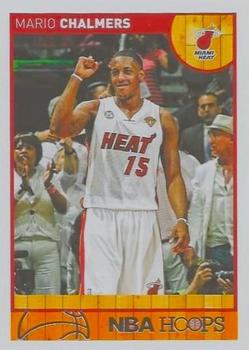 2013-14 Hoops - Red Back #97 Mario Chalmers Front