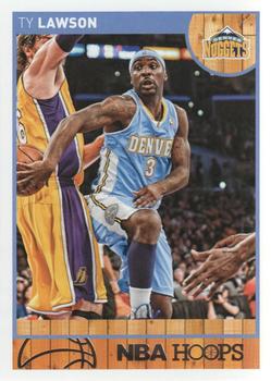 2013-14 Hoops - Red Back #145 Ty Lawson Front