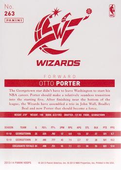 2013-14 Hoops - Red Back #263 Otto Porter Back