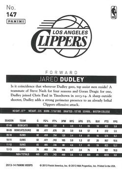 2013-14 Hoops - Artist's Proof #147 Jared Dudley Back