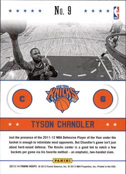 2013-14 Hoops - Above the Rim #9 Tyson Chandler Back