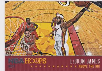 2013-14 Hoops - Above the Rim #11 LeBron James Front