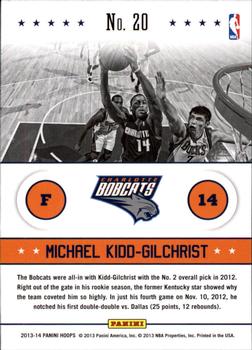 2013-14 Hoops - Above the Rim #20 Michael Kidd-Gilchrist Back