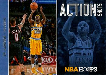 2013-14 Hoops - Action Shots #5 Ty Lawson Front