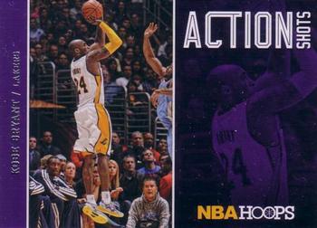 2013-14 Hoops - Action Shots #12 Kobe Bryant Front