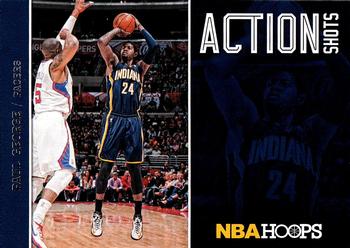 2013-14 Hoops - Action Shots #25 Paul George Front