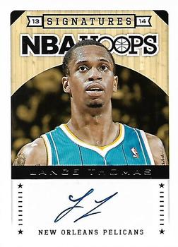 2013-14 Hoops - Signatures #39 Lance Thomas Front