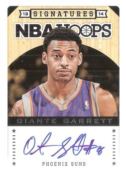 2013-14 Hoops - Signatures #90 Diante Garrett Front