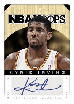 2013-14 Hoops - Signatures #112 Kyrie Irving Front