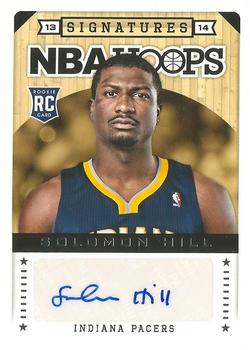 2013-14 Hoops - Signatures #186 Solomon Hill Front