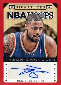 2013-14 Hoops - Signatures Red #101 Tyson Chandler Front