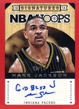 2013-14 Hoops - Signatures Red #117 Mark Jackson Front