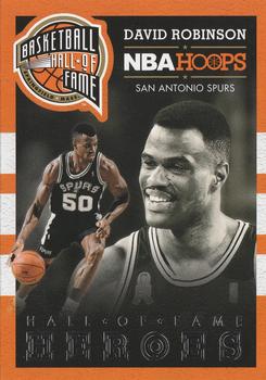 2013-14 Hoops - Hall of Fame Heroes #20 David Robinson Front